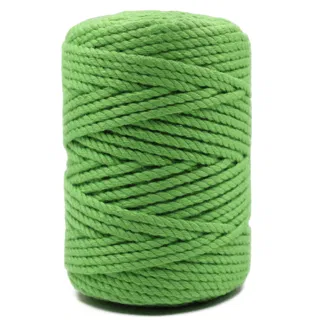 Dark Parrot Green 3-Ply Twisted Macrame Cord sample, design MT-920E94F1, view 8