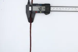 Dark Rust 3-Ply Twisted Macrame Cord sample, design MT-0364F5EE, view 5