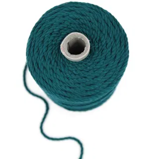 Dark Sea Green 3-Ply Twisted Macrame Cord sample, design MT-2D202296, view 7