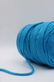 Firozi Turquoise 3-Ply Twisted Macrame Cord sample, design MT-E4C8C787, view 2