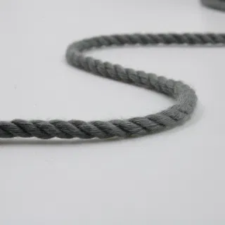 Mid Grey 3-Ply Twisted Macrame Cord sample, design MT-4E260154, view 3