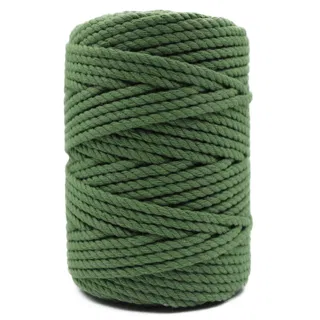 Green 3-Ply Twisted Macrame Cord sample, design MT-AE6BC346, view 8
