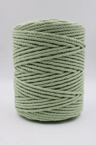 Laurel Green 3-Ply Twisted Macrame Cord