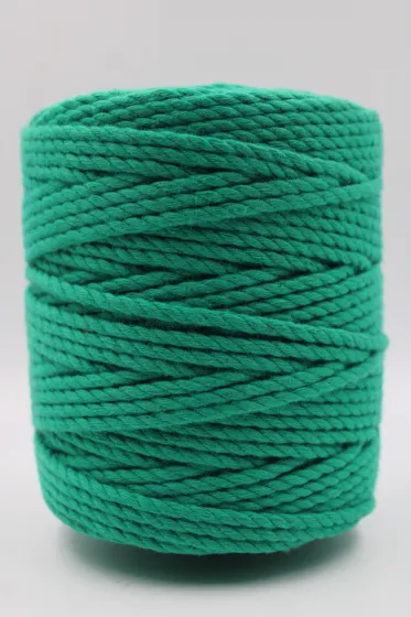 Leaf Green 3-Ply Twisted Macrame Cord