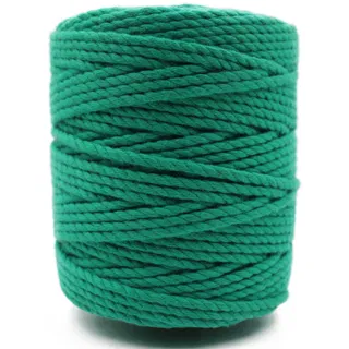 Leaf Green 3-Ply Twisted Macrame Cord sample, design MT-DC2FB4D8, view 5
