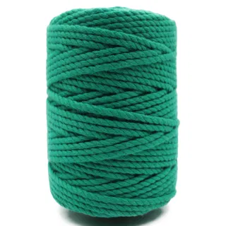 Leaf Green 3-Ply Twisted Macrame Cord sample, design MT-DC2FB4D8, view 8