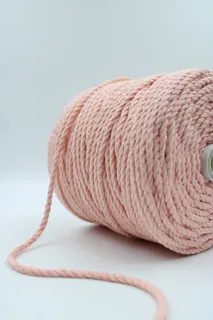 Light Peach 3-Ply Twisted Macrame Cord sample, design MT-41347C06, view 2
