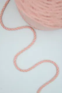 Light Peach 3-Ply Twisted Macrame Cord sample, design MT-41347C06, view 3