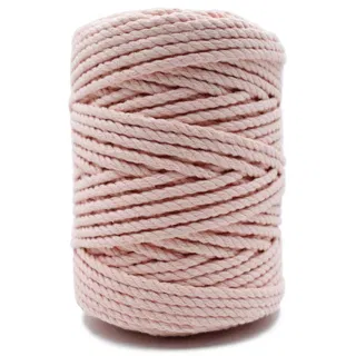 Light Peach 3-Ply Twisted Macrame Cord sample, design MT-41347C06, view 8