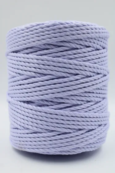 Light Purple 3-Ply Twisted Macrame Cord