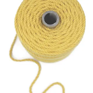Mustard Yellow 3-Ply Twisted Macrame Cord sample, design MT-CBC3211D, view 7