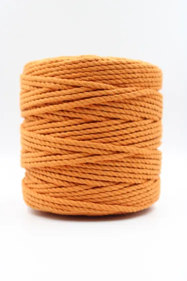 Mango Yellow 3-Ply Twisted Macrame Cord
