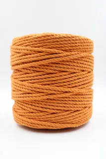 Mango Yellow 3-Ply Twisted Macrame Cord sample, design MT-26052604, view 2