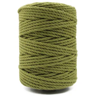 Mehandi Green 3-Ply Twisted Macrame Cord sample, design MT-39236A4E, view 9