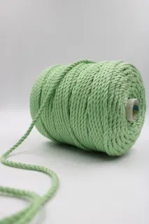 Mint Green 3-Ply Twisted Macrame Cord sample, design MT-A92216D1, view 2