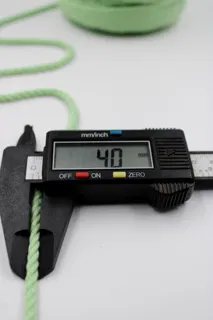Mint Green 3-Ply Twisted Macrame Cord sample, design MT-A92216D1, view 4