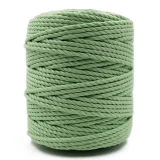 Mint Green 3-Ply Twisted Macrame Cord sample, design MT-A92216D1, view 5