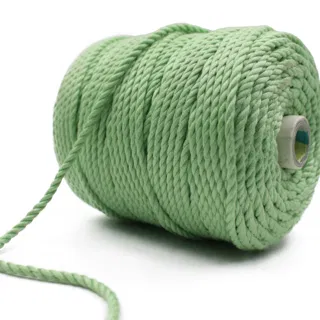 Mint Green 3-Ply Twisted Macrame Cord sample, design MT-A92216D1, view 6
