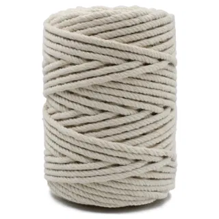 Off White 3-Ply Twisted Macrame Cord, Wide Spool sample, design MT-41612226, view 13