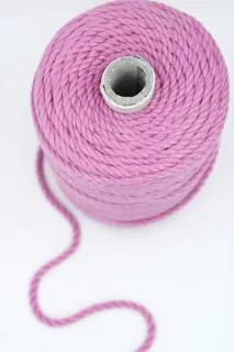 Onion Pink 3-Ply Twisted Macrame Cord sample, design MT-3494F9A1, view 3