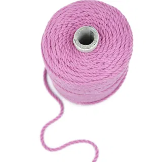 Onion Pink 3-Ply Twisted Macrame Cord sample, design MT-3494F9A1, view 7