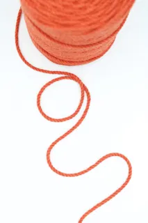 Orange 3-Ply Twisted Macrame Cord sample, design MT-1B20A3EA, view 3