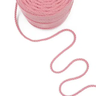 Peach Pink 3-Ply Twisted Macrame Cord sample, design MT-4A01608F, view 7