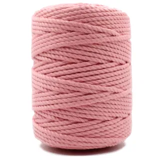 Peach Pink 3-Ply Twisted Macrame Cord sample, design MT-4A01608F, view 8