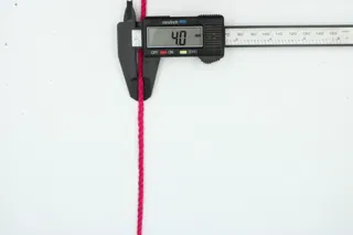 Fuchsia Pink 3-Ply Twisted Macrame Cord sample, design MT-859F21E0, view 4