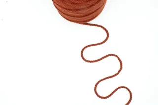 Rust 3-Ply Twisted Macrame Cord sample, design MT-D4F89F18, view 2