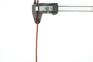 Rust 3-Ply Twisted Macrame Cord sample, design MT-D4F89F18, view 3