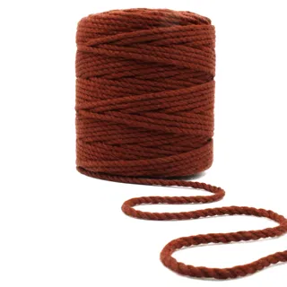 Rust 3-Ply Twisted Macrame Cord sample, design MT-D4F89F18, view 4