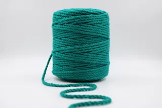 Sea Green 3-Ply Twisted Macrame Cord sample, design MT-CA0C0B38, view 2