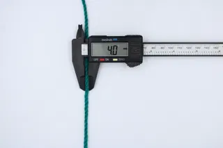 Sea Green 3-Ply Twisted Macrame Cord sample, design MT-CA0C0B38, view 4