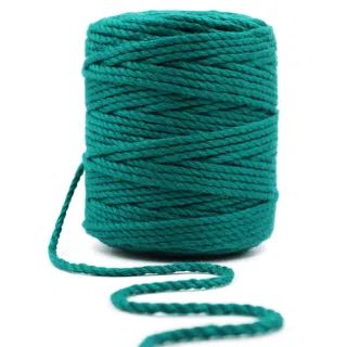 Sea Green 3-Ply Twisted Macrame Cord sample, design MT-CA0C0B38, view 6