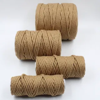 Camel Brown 3-Ply Twisted Macrame Cord, Set of 4 Spools sample, design MT-C0E4A6D7, view 2