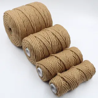 Camel Brown 3-Ply Twisted Macrame Cord, Set of 4 Spools sample, design MT-C0E4A6D7, view 3