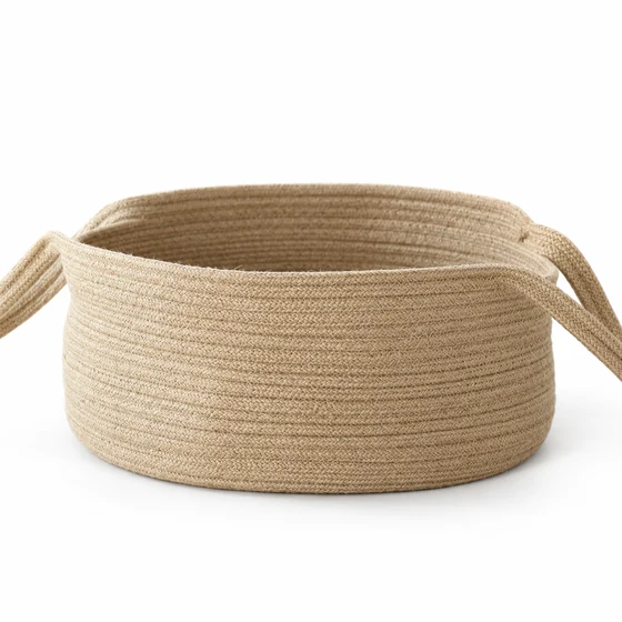 Collapsible Rope Laundry Hamper — Rope material detail