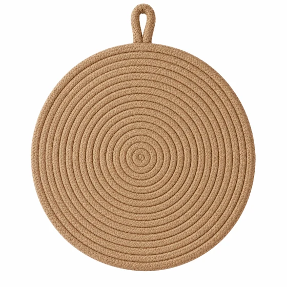 Decorative Rope Mats, 18 cm, Sets of 3 or 6 — Cord detail