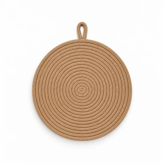 Decorative Rope Mats, 18 cm, Sets of 3 or 6 — Single front