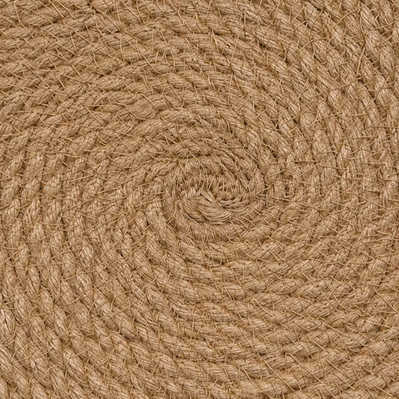Round Rope Placemats in 6 Colours, 33 cm — Material macro