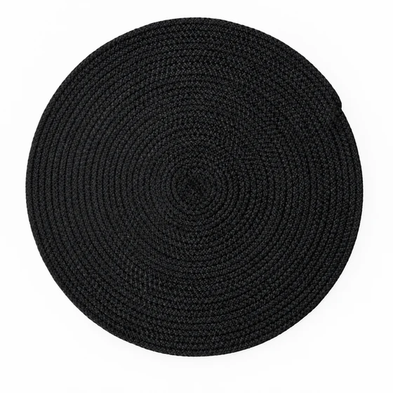 Polyester Round Placemats, 1, 4 or 6 Pieces — Top view