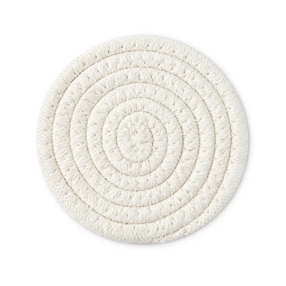 Round Rope Coasters, 15 cm, Sets of 2, 4 or 6 — Main overhead
