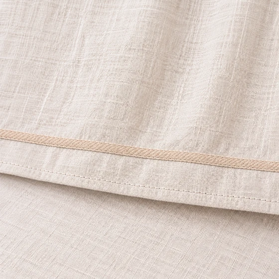8 mm Beige Narrow Woven Trim Tape — Garment hem idea
