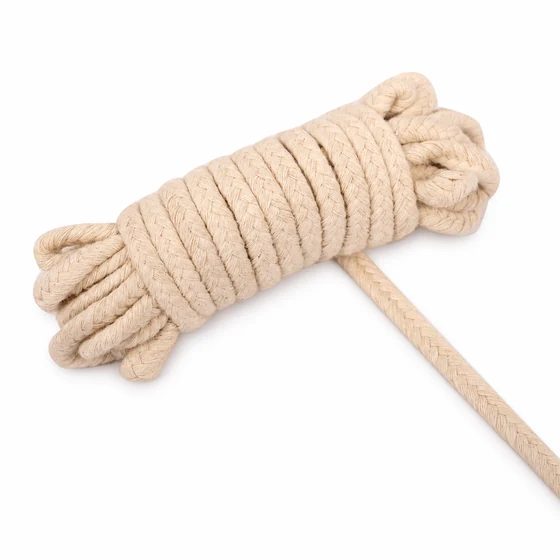 8 mm Beige Rounded Choti Braided Trim — Sample hank