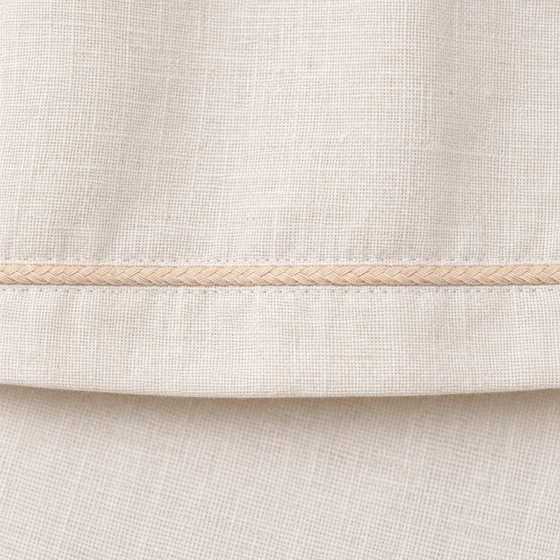 5 mm Beige Flat Choti Braided Trim — Garment hem idea