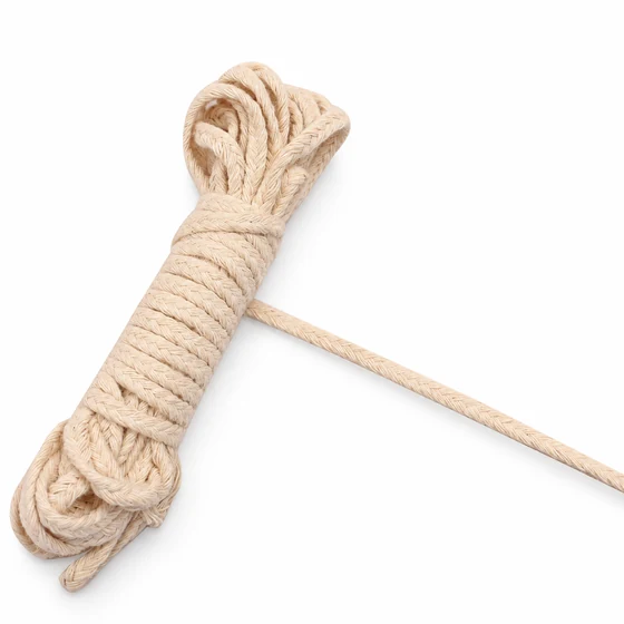 5 mm Beige Flat Choti Braided Trim — Sample hank