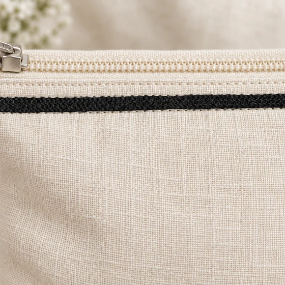 4 mm Black Flat Braided Trim — Pouch border idea