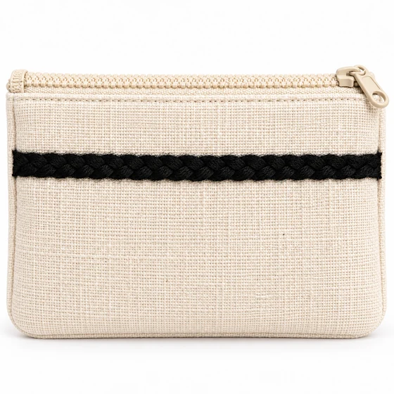 4 mm Black Rounded Choti Braided Trim — Pouch border idea