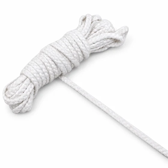 4 mm Bright White Chevron Choti Braided Trim — Sample hank
